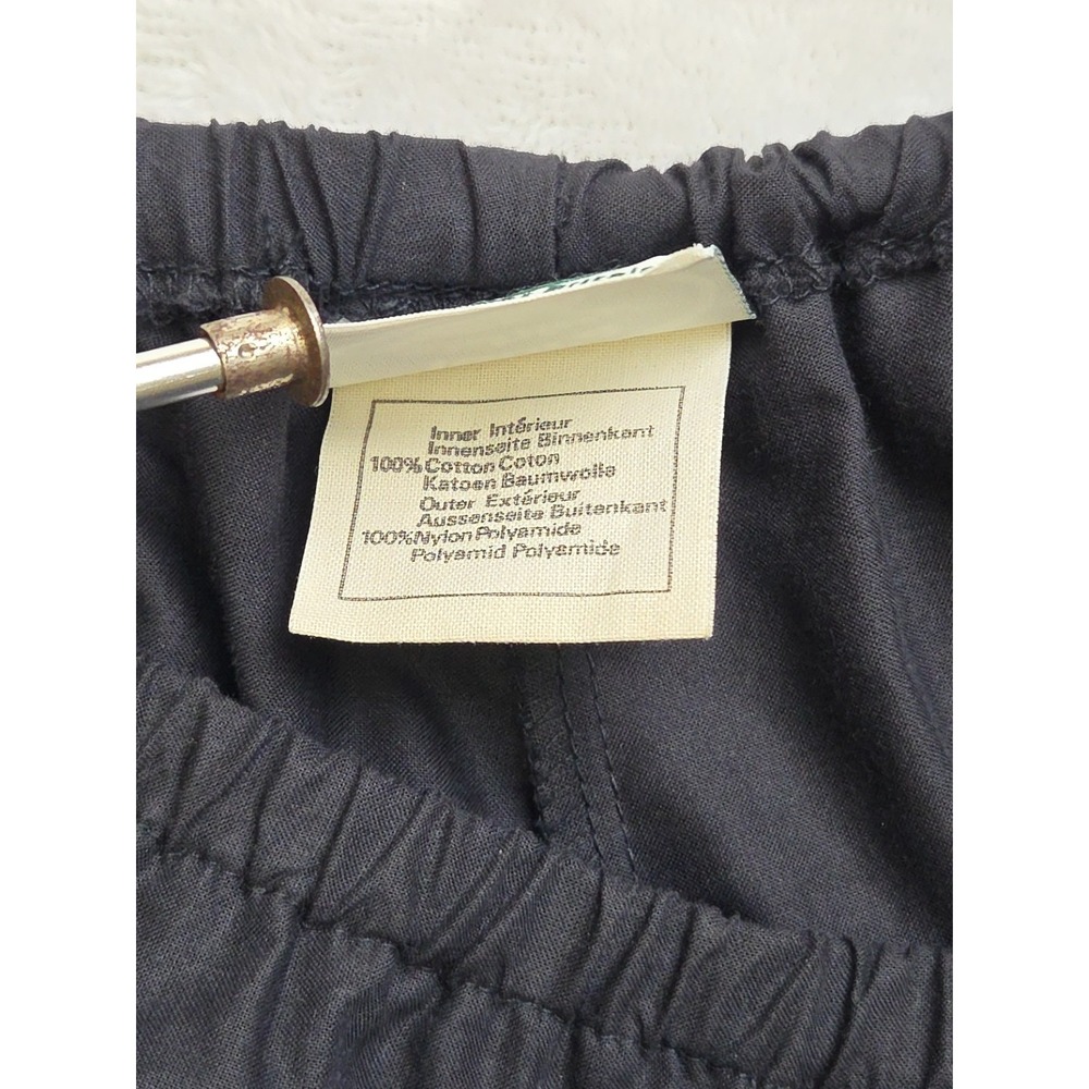 Vtg Laura Ashley Petticoat Black Cotton Tulle Great Britain 80s 90 Whimsygoth - Picture 8 of 15